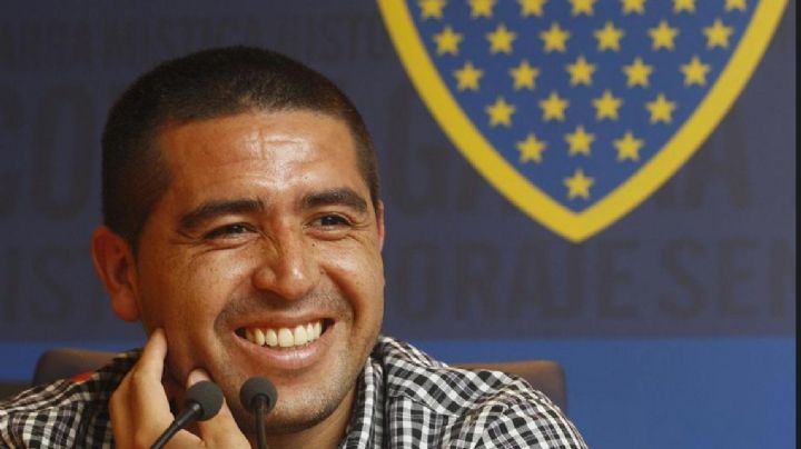 Juan Román Riquelme: "Les fui a agradecer a los jugadores porque estan haciendo un gran esfuerzo"