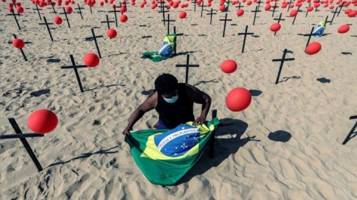 Brasil, segundo país del mundo en superar los 600 mil muertos por COVID 19