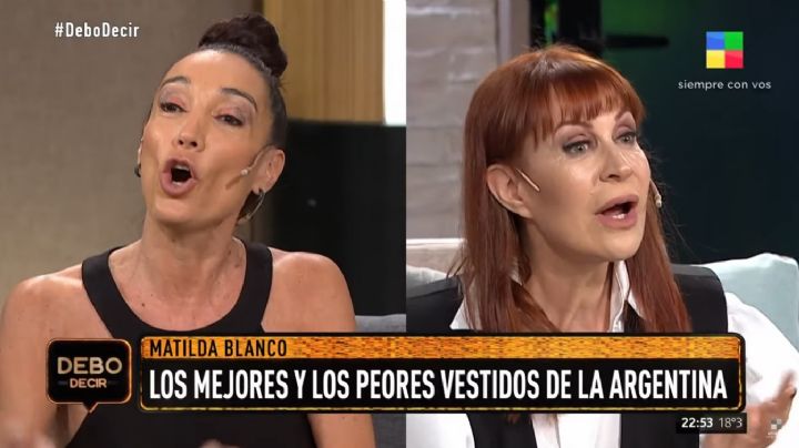 Mora Godoy cruzó a Matilda Blanco en vivo