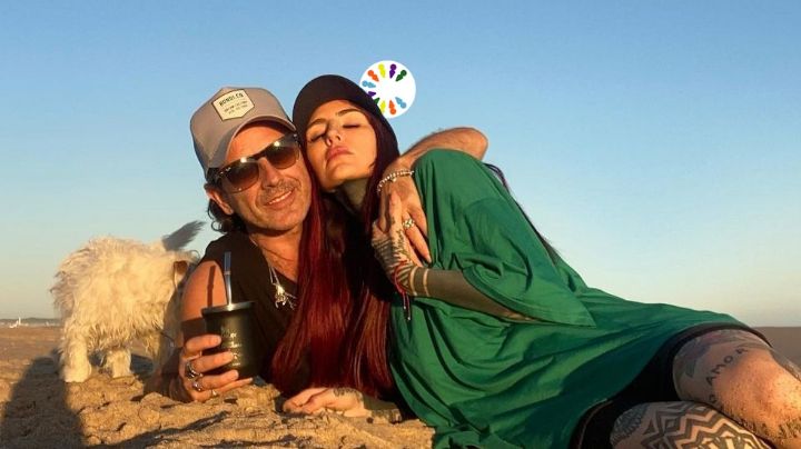 Cande Tinelli  y Coti a puro romance