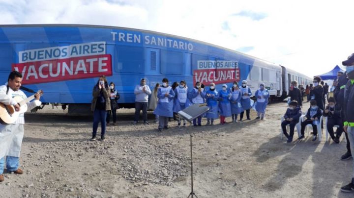 Tren Sanitario: continúa su recorrido por localidades bonaerenses