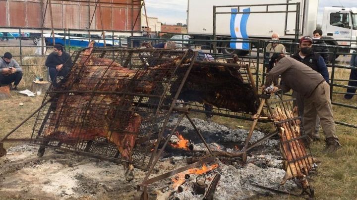 CARNE: productores protestan haciendo un asado gratis de “vaca china” y novillo