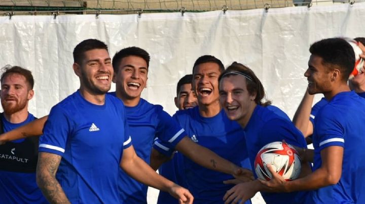 La selección argentina sub-23 de fútbol ya está en Tokio