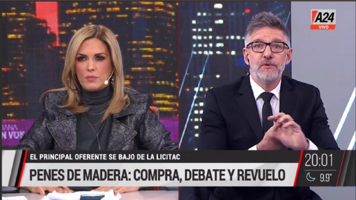 Tenso debate entre Canosa y Novaresio por los penes de madera