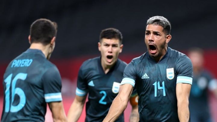 JJ.OO.: la selección argentina de fútbol le ganó a Egipto 1 a 0 y sueña en grande