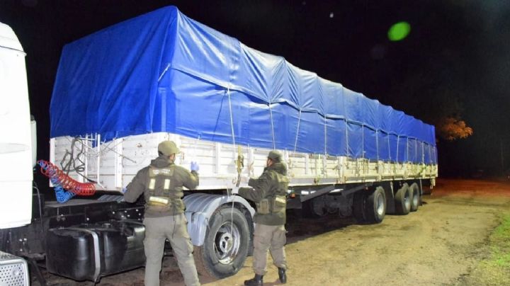 Gendarmería decomisó casi 200 toneladas de soja transportada para el contrabando