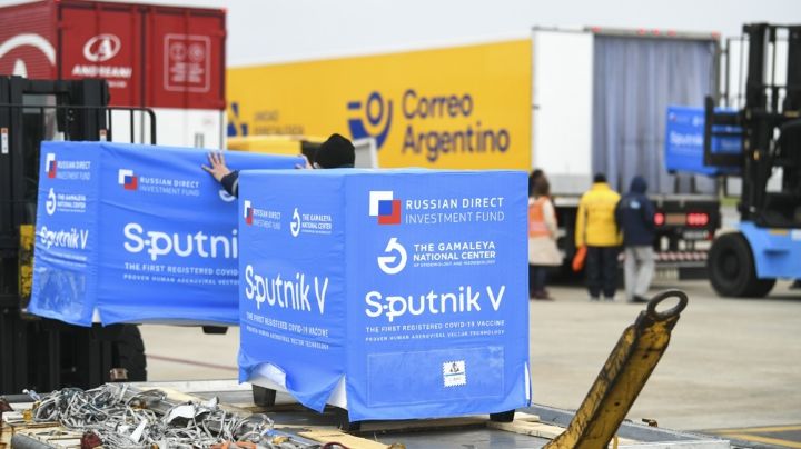 Llegaron más dosis de Sputnik V a Argentina