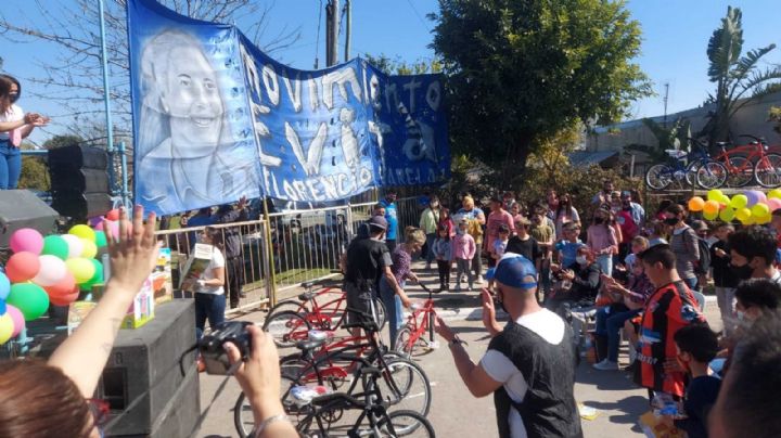 Gran festejo del Día de la Niñez en el barrio Malvinas de Florencio Varela