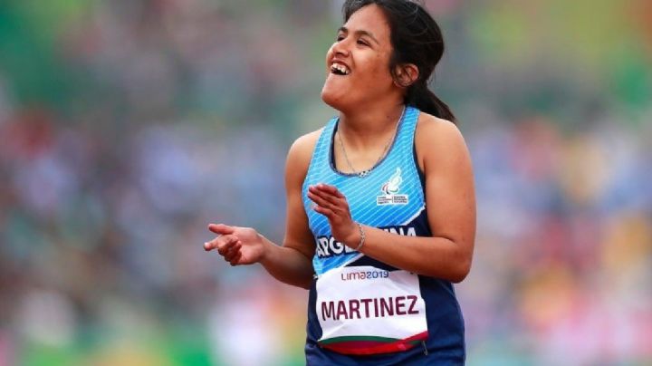 La rosarina Yanina Martínez obtuvo la medalla de bronce en la carrera de 200 metros