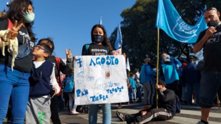 San Cayetano: comienza la marcha de los trabajadores populares