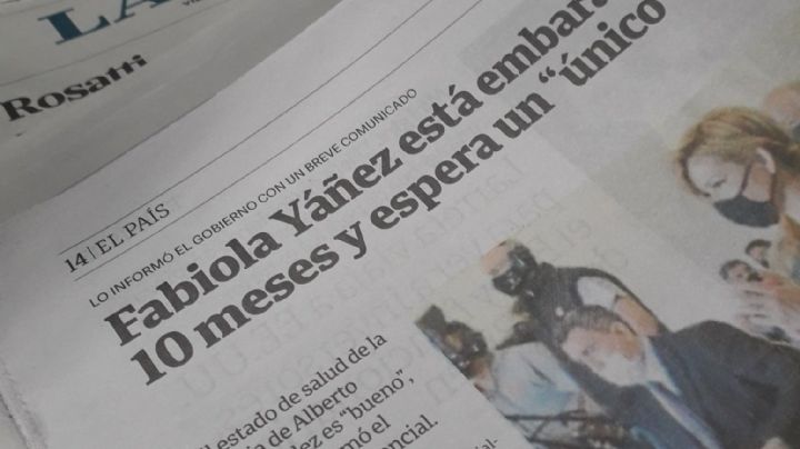 Clarin y La Nación también compartieron un grosero error: "10 meses de embarazo" para Fabiola Yáñez