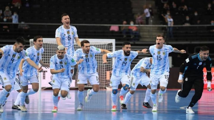 Mundial de Futsal: duro triunfo por penales frente a Rusia y, ahora, se viene Brasil en semifinales