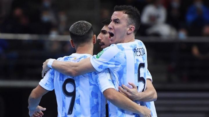 Argentina es finalista del Mundial de Futsal tras vencer a Brasil por 2 a 1