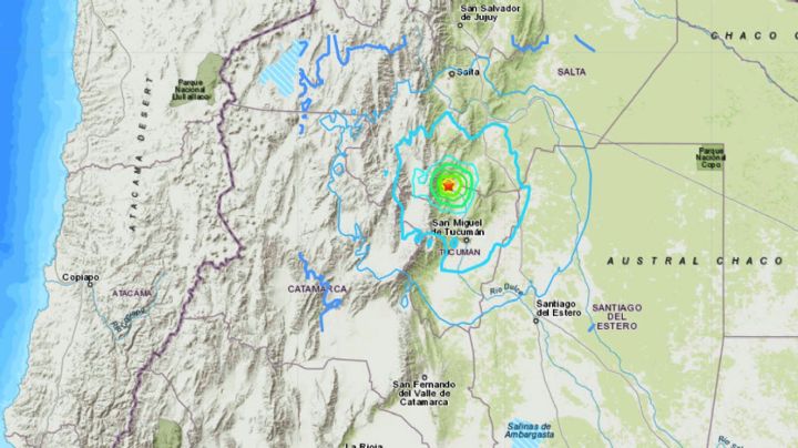 Un fuerte sismo en Tucumán alertó al resto de las provincias