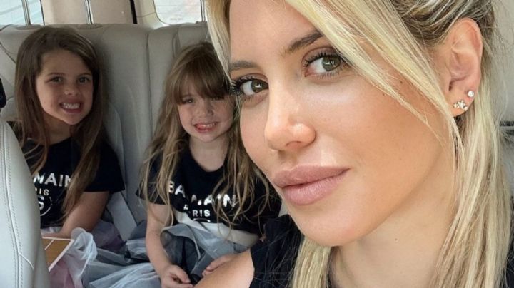 Wanda Nara y una tarde en el acuario con las nenas