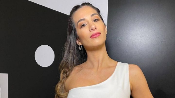 Estefanía Berardi probó looks para los Premios Martín Fierro