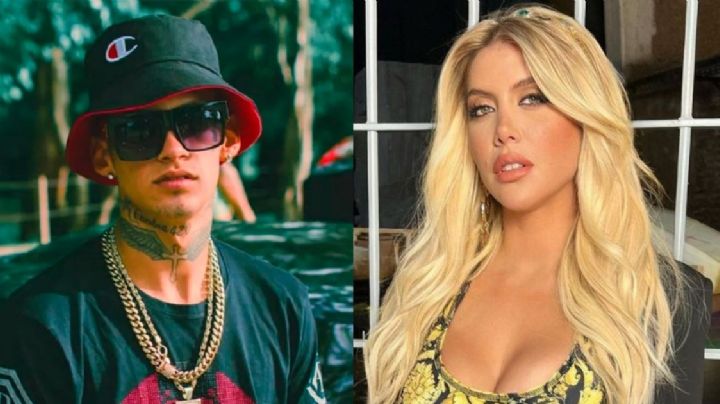 Aseguran que Wanda Nara y L-Gante se mostraron a los besos en un boliche