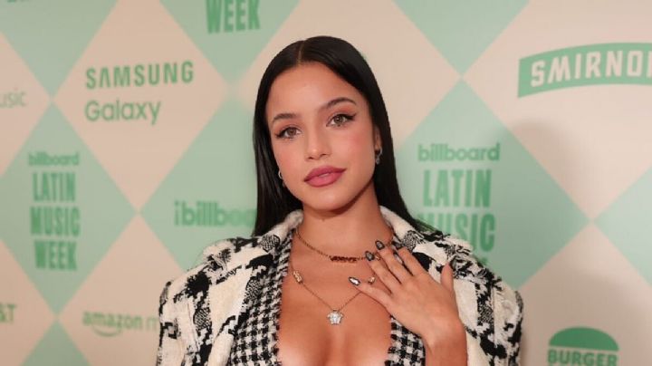 Emilia Mernes, deslumbró con su look en un show en La Plata