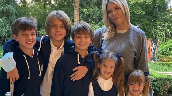 Wanda Nara se reencontró con sus hijos y se llevó una gran sorpresa