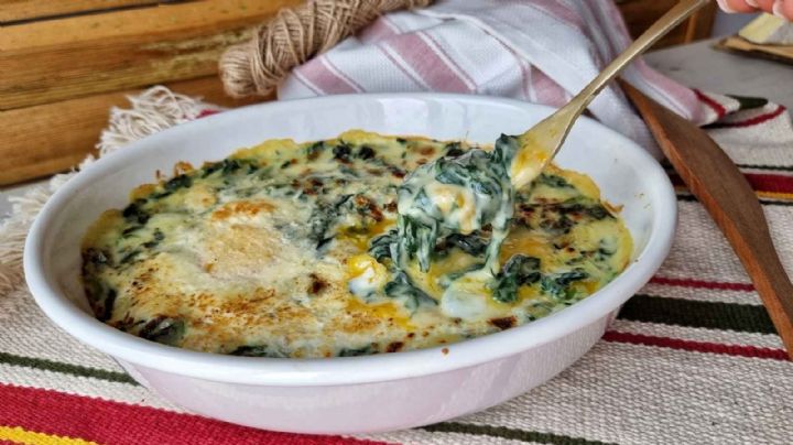 Comé liviano con esta receta de espinacas gratinadas