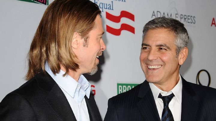 George Clooney reaccionó al saber que Brad Pitt lo eligió como el hombre más guapo del mundo