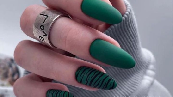 Green nails, diseños sofisticados para mujeres de buen gusto