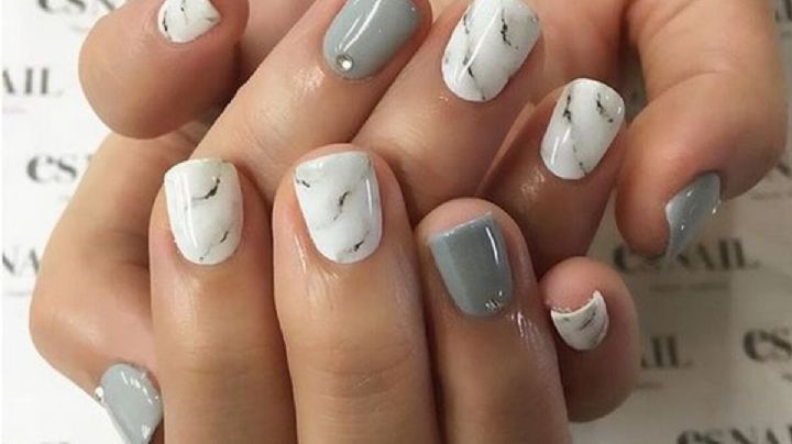 Uñas marmoladas, un efecto diferente para lograr un look sofisticado