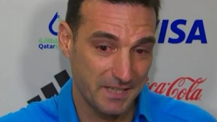Lionel Scaloni rompió en llanto al hablar del seleccionado argentino