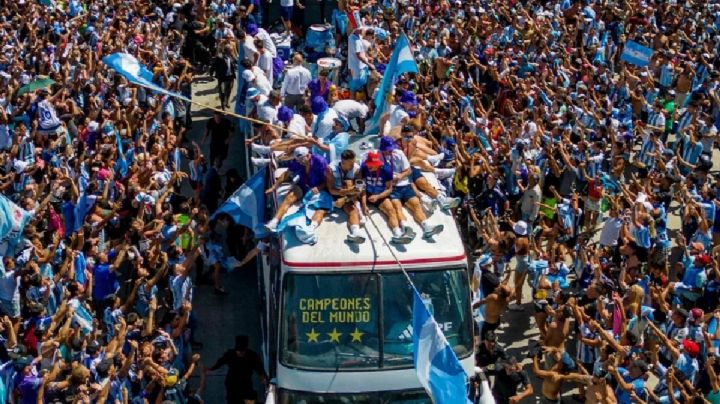 5 millones de argentinos acompañaron el recorrido de la Selección Nacional