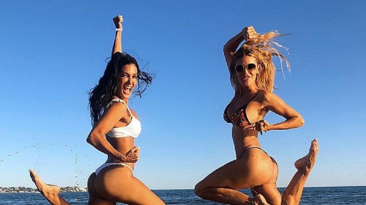 Vanina y Silvina Escudero disfrutan las primeras tardes de verano juntas en el río