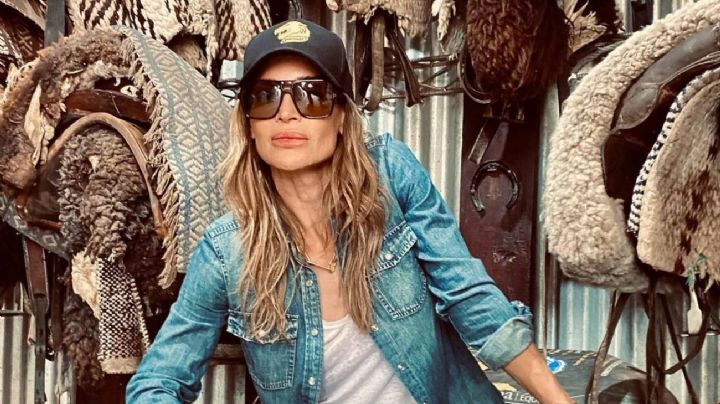 María Vázquez muestra cómo llevar un look denim para quedar súper chic