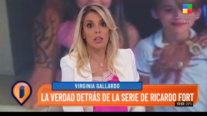 Virginia Gallardo salió al cruce de Eduardo Fort