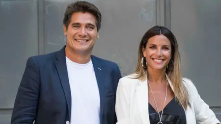 Guillermo Andino y María Belén Ludueña juntos en la tv