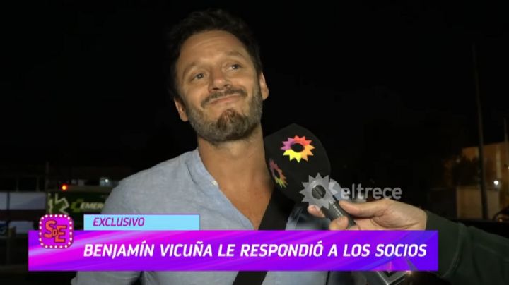 Benjamín Vicuña salió con los tapones de punta