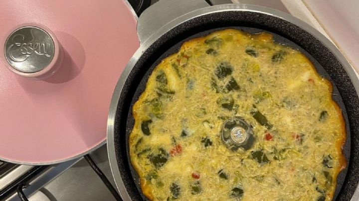 Receta culinaria: Aprovechá los nutrientes de esta tortilla de zapallito y cebolla