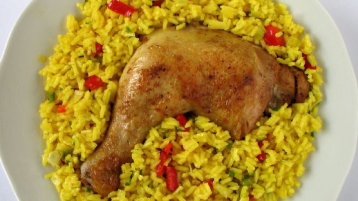 Receta culinaria: exquisito arroz con pollo