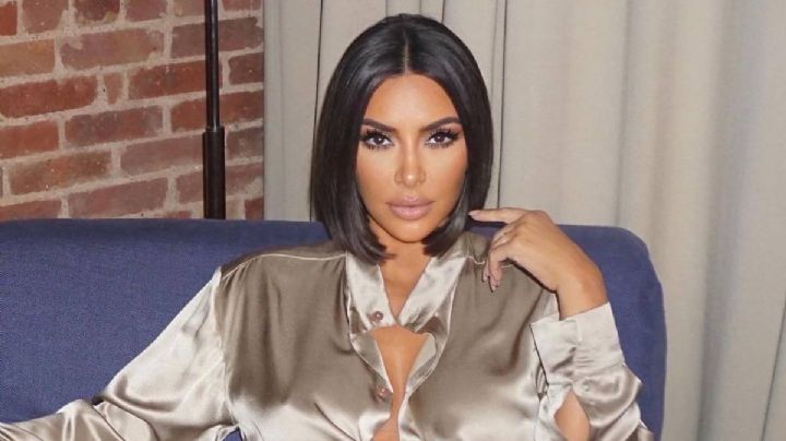 Kim Kardashian sorprendió con un impactante look