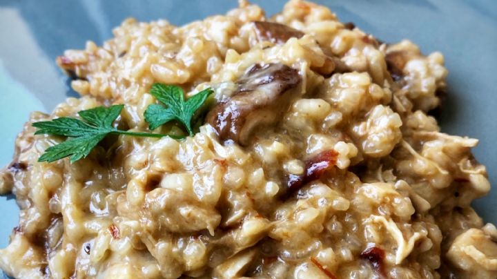 Receta fácil: Prepara este sabroso y nutritivo risotto de pollo