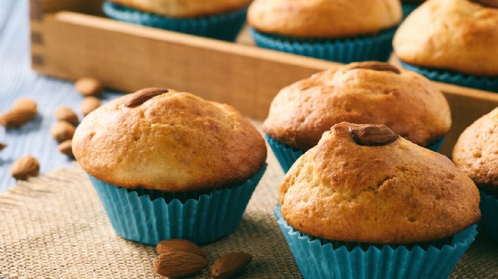 Receta Culinaria: Prepara muffins de vainilla y almendras bien esponjosos y sin azúcar