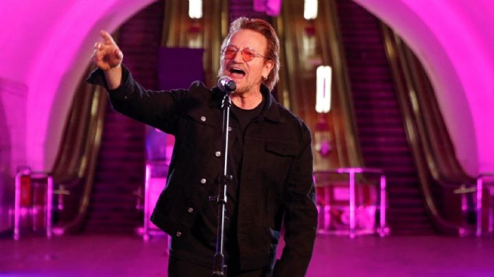 Bono y The Edge cantaron por la paz desde Ucrania