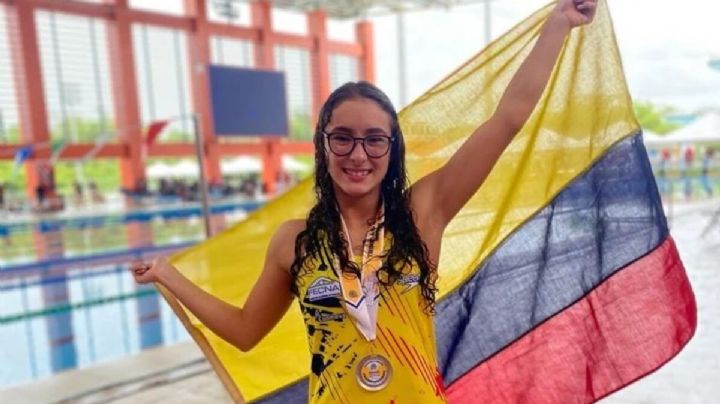 Alexandra Mejía Penagos, la nadadora que con disciplina llegó a una competencia internacional