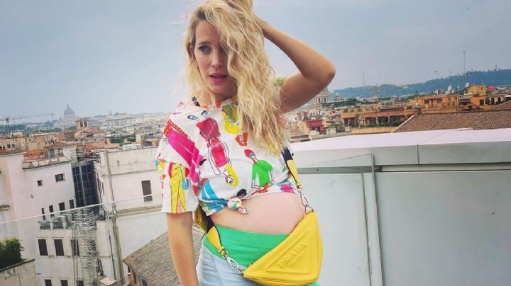 Luisana Lopilato confirmó el género de su bebé, desde Roma