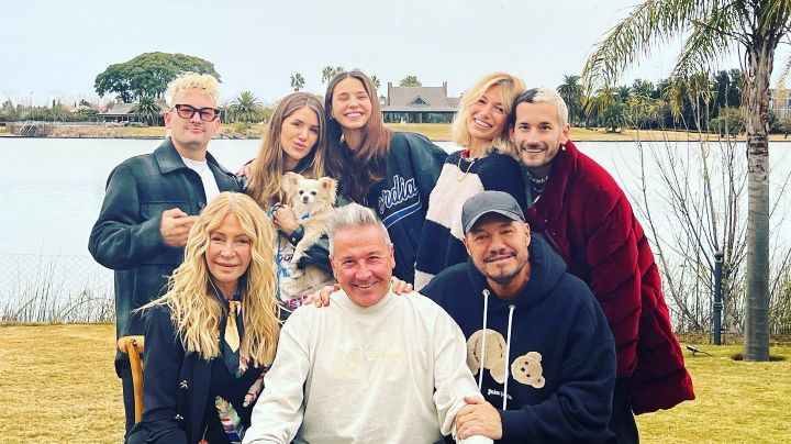 El increíble domingo de familia entre Marcelo Tinelli, Ricardo Montaner y Cris Morena