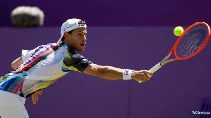 Wimbledon: Buenas sensaciones en el debut de Diego Schwartzman