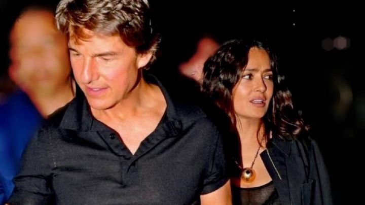 Salma Hayek y Tom Cruise armaron un desastre en un restaurante de Londres