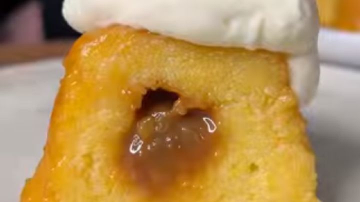 Postre de Polenta relleno con Dulce de Leche: una receta culinaria deliciosa, sin huevo y sin horno