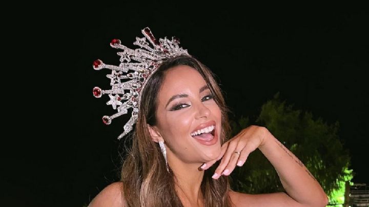 Lourdes Sánchez volvió a su primer amor con look digno para su corona