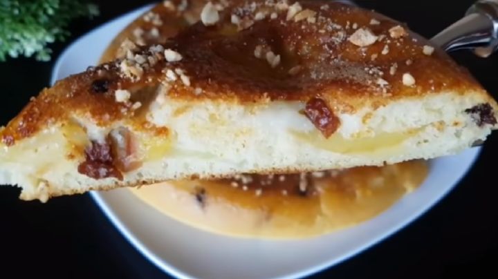 Receta: aprende cómo preparar un riquísimo postre con un solo huevo, una manzana y sin usar el horno