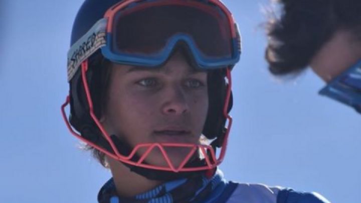 Tiziano Gravier, hijo de Valeria Mazza alcanzó el podio en un certamen internacional de Ski