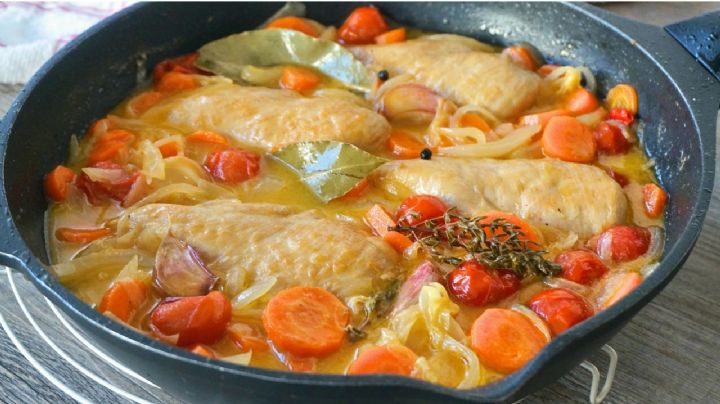 Receta culinaria: pollo al escabeche súper sabroso y en pocos pasos